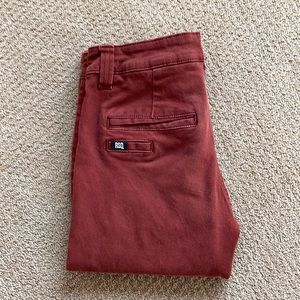 RSQ Chino red pants, London skinny size 28x30